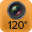 120° wide-angle lens